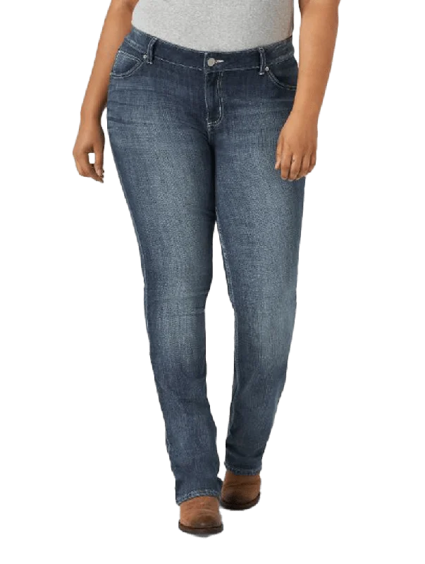 Wrangler Women's Straight Leg Jean (Plus)