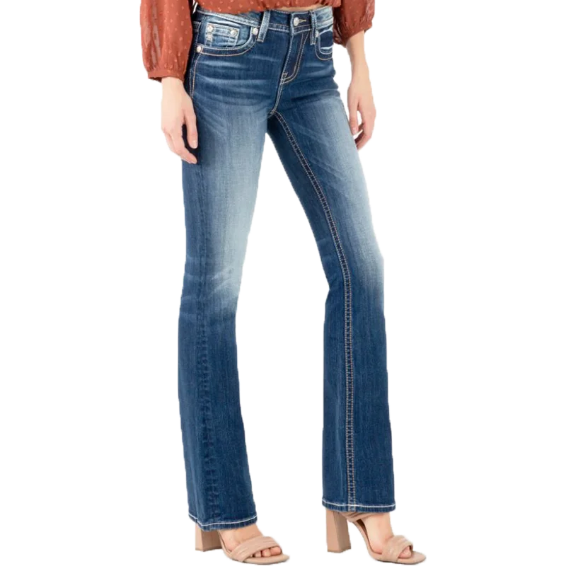 Miss Me Women's Mid-rise Boot Jeans