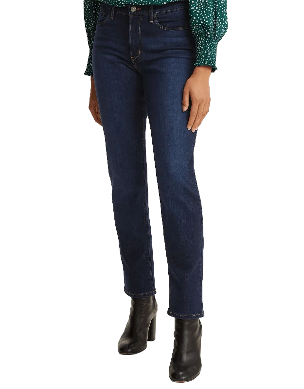 Levi's Women's Classic Straight Leg Mid Rise Jeans