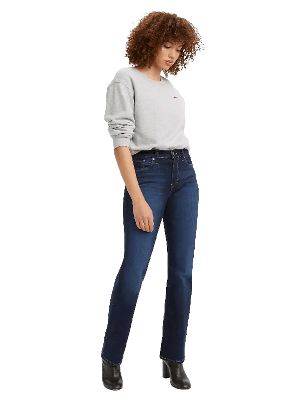 Levi's Women's Classic Stretch Mid Rise Easy Fit Boot Cut Jeans