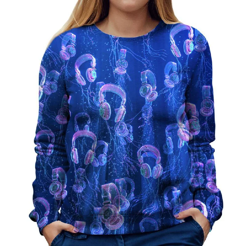 Deep Melody Womens Sweatshirt Fleece Hoodies & Sweatshirts