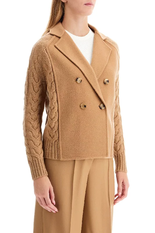 Max Mara 'micio' Double-Breasted Jacket With Women's date night jackets