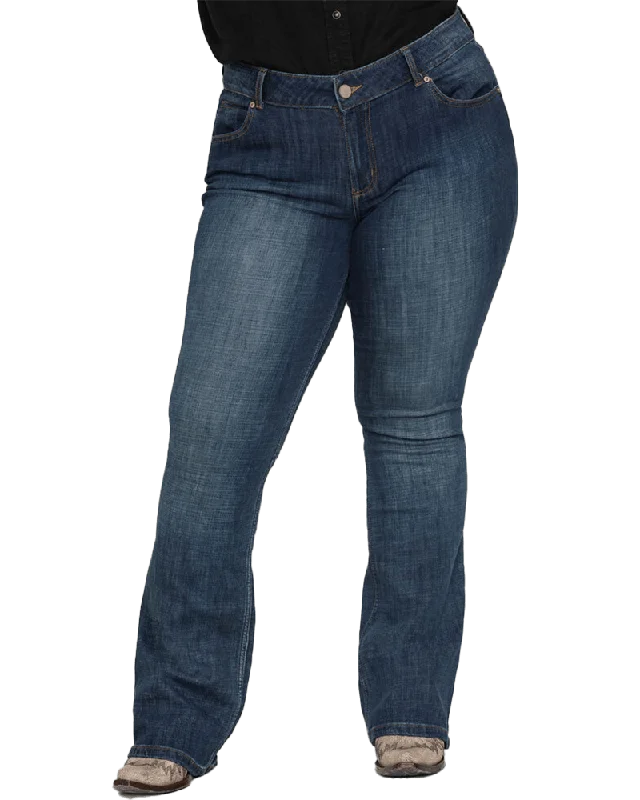 Wrangler Women's Mid Rise Bootcut Jeans