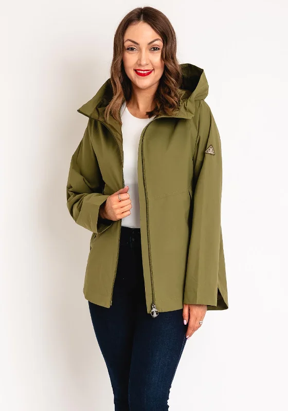 Barbour Womens Jura Lightweight Waterproof Jacket, Military Olive Women's long jackets