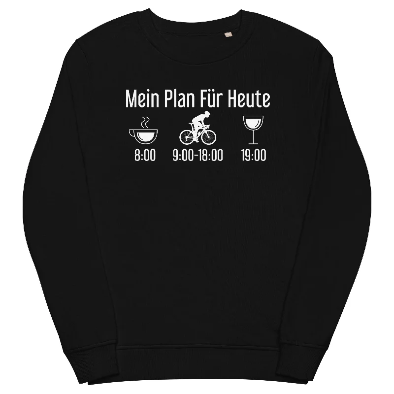 Mein Plan Für Heute 1 - Unisex Premium Organic Sweatshirt Classic Hoodie Sweatshirt