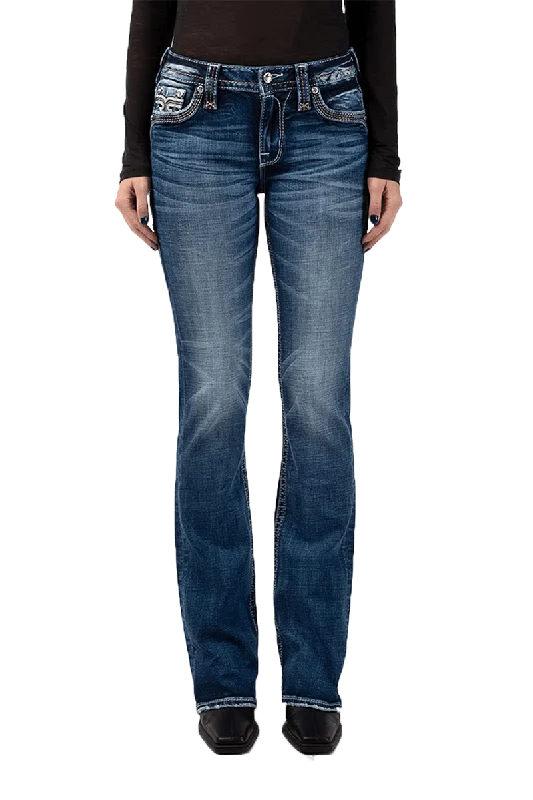 Rock Revival Women's Hibiscus Bootcut Jeans