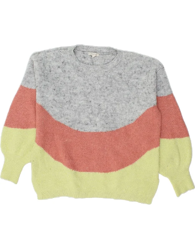 WHITE STUFF Womens Crew Neck Jumper Sweater UK 18 XL Multicoloured Fall sweaters