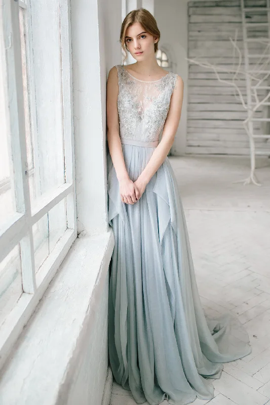 Sleeveless Floor-length Bridesmaid Dress With Lace And Beading-105671 Strapless Bridal Dress