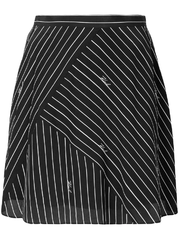 pinstriped logo skirt Graduation unclassified skirts