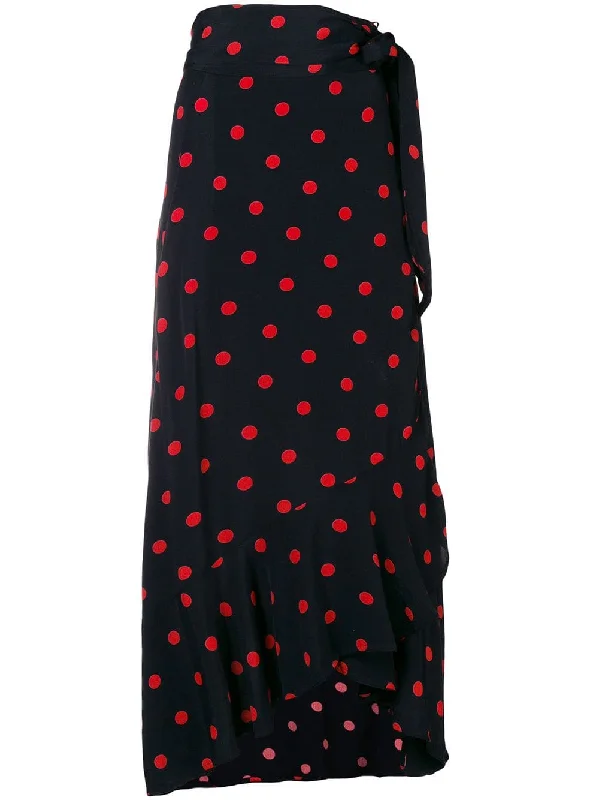 asymmetric polka dot skirt Cocktail unclassified skirts