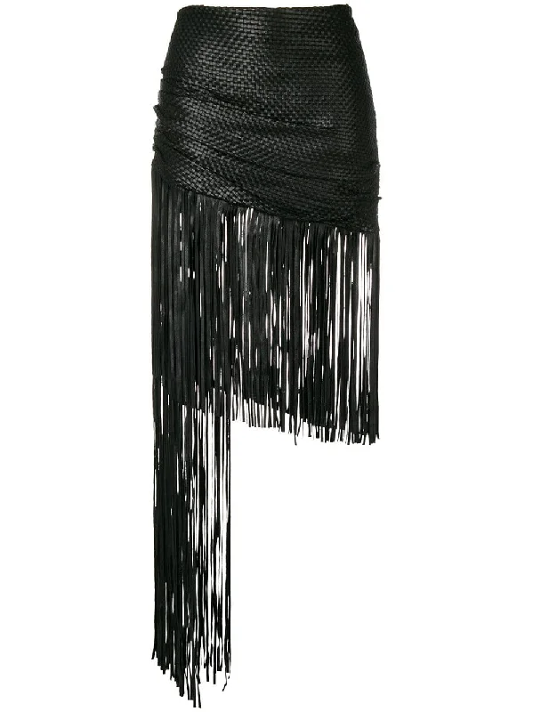 asymmetric fringed skirt Date night unclassified skirts