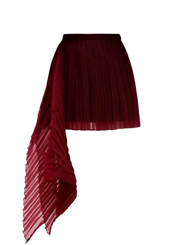 IME SKIRT - WINE Satin unclassified skirts