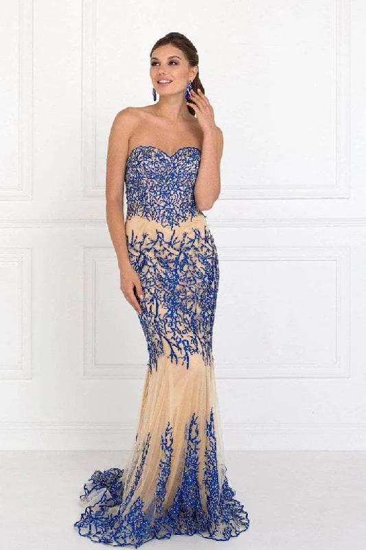 Elizabeth K - Beaded Lace Evening Gown GL2055 Cocktail party dresses