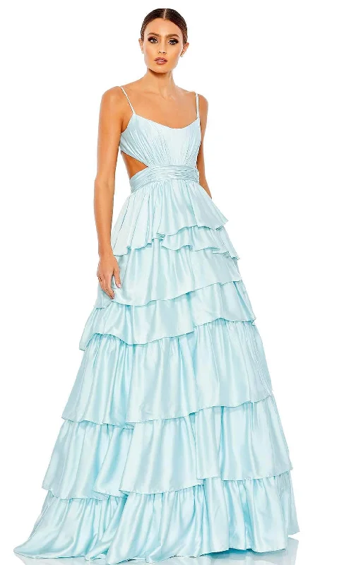 Mac Duggal 67970 - Sleeveless Ruffled Tiered Ballgown Budget-friendly party dresses