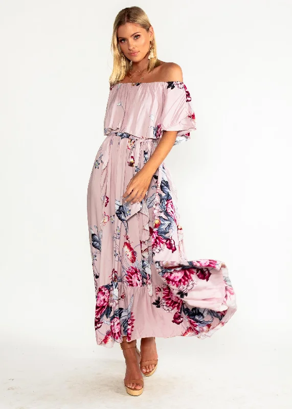 Georgie Off Shoulder Maxi Dress - Dahlia Casual maxi dresses