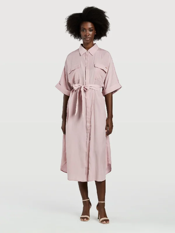 Midi Shirt Dress Minimalist midi dresses