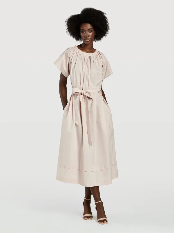 Poplin Midi Dress Formal midi dresses