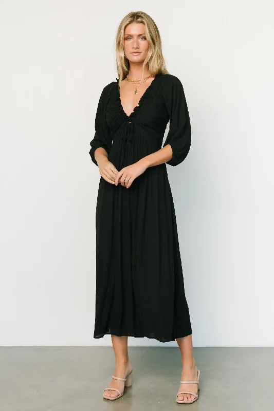 Vicki Midi Dress | Black H&M midi dresses