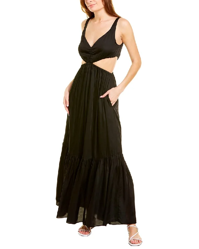 Ash & Eden Pari Cutout Maxi Dress Bohemian Maxi Skirt