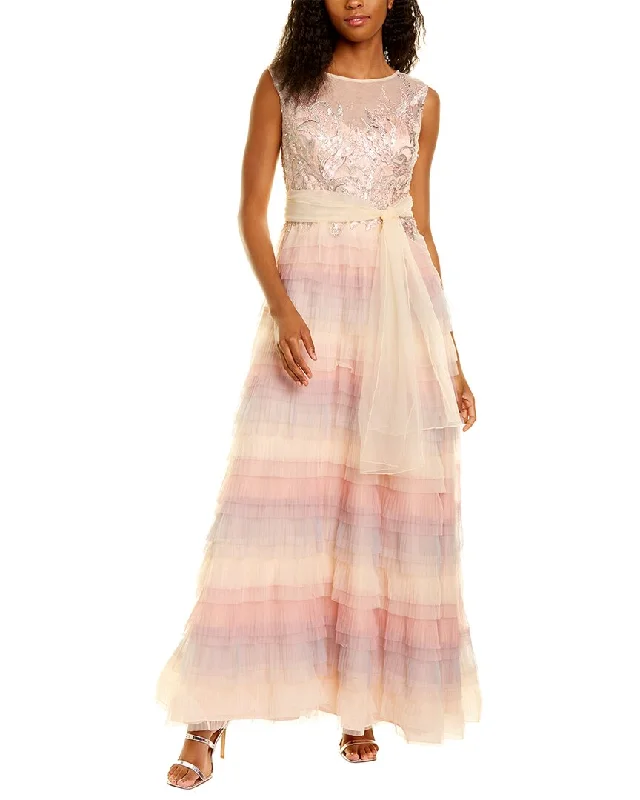 Carla Ruiz Sleeveless Maxi Dress Tulle Maxi Skirt