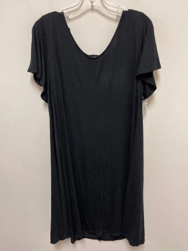 Black Dress Casual Midi Boutique +, Size Xl Maxi Length Midi