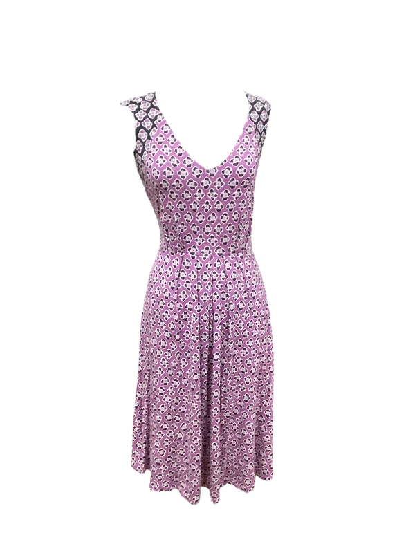 Pink Dress Casual Midi Boden, Size 4 Elegant Satin Skirt