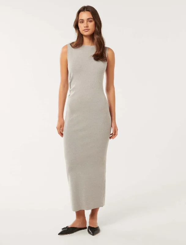 Rayna Knitted Midi Dress Elegant Midi Look