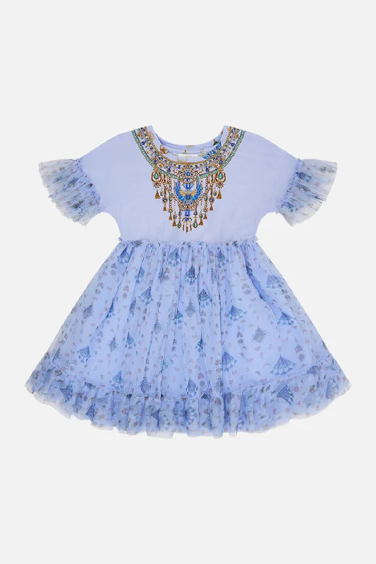 KIDS TEE TUTU DRESS 4-10 UNDER SCARAB SKIES Spring unclassified dresses