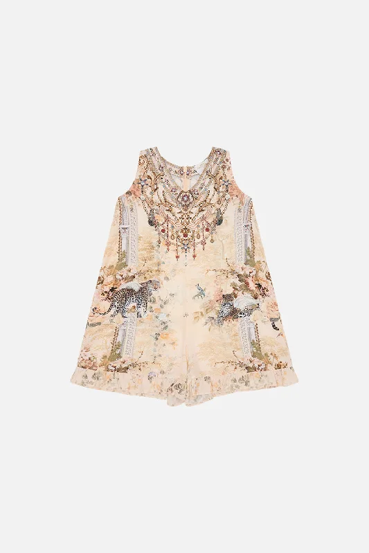 KIDS FRILL HEM PLAYSUIT 4-10 ADORNED IN ANTIQUITY Petite unclassified dresses