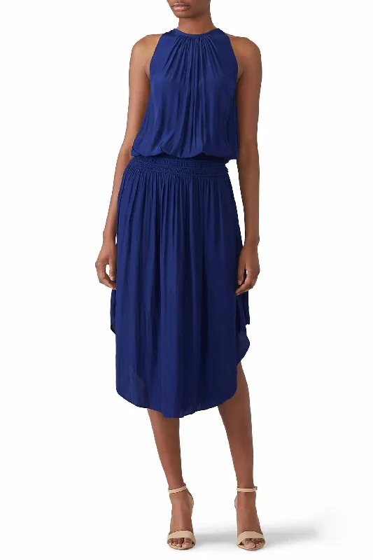 Audrey Dress In Cabana Blue Short unclassified dresses