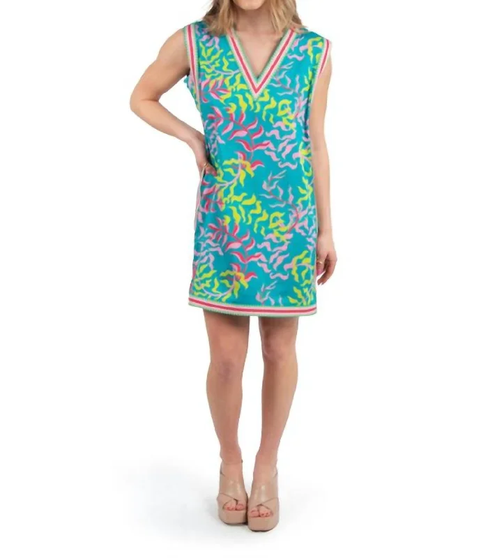 Emily Shift Dress In Floret Bright color unclassified dresses