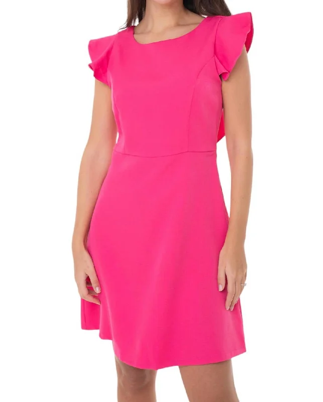 Ladies Woven Dress In Pink Holiday unclassified dresses