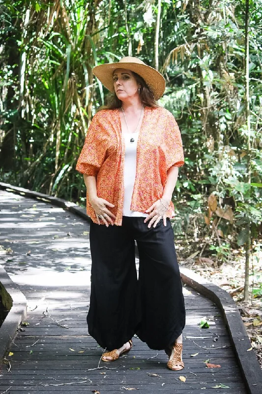 Rochelle Top - Orange Flowy unclassified dresses