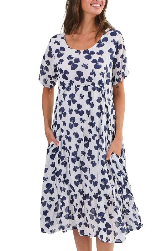 ROUND NECK COTTON DRESS - P150 Spring unclassified dresses