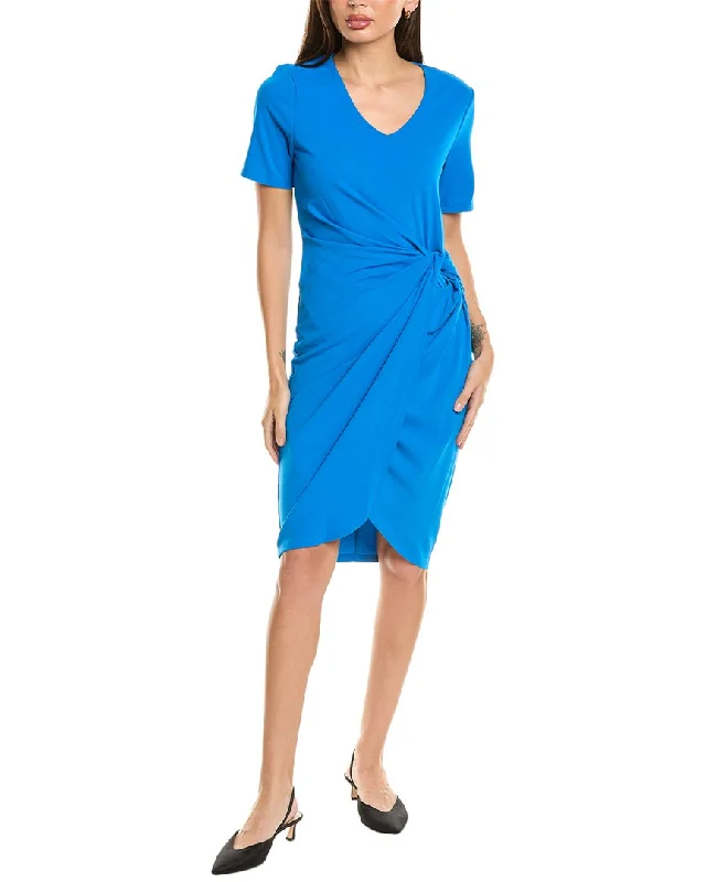 Tahari ASL Knotted Sheath Dress Party unclassified dresses