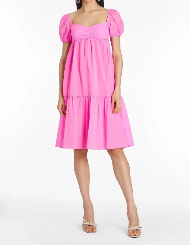 Toscana Dress In Shocking Pink Popular unclassified dresses