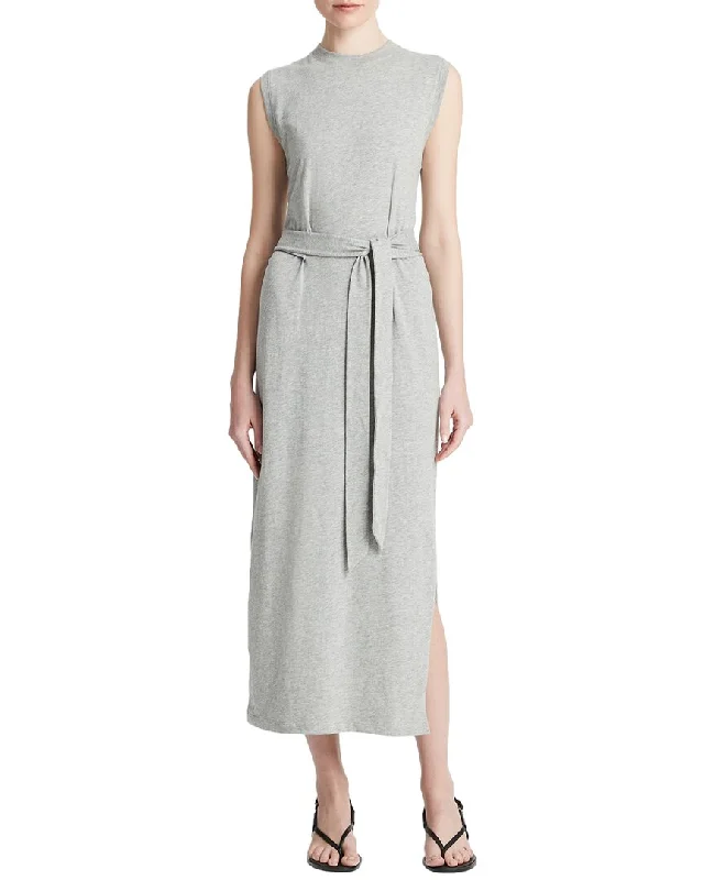 Vince Sleeveless Wrap Dress Tulle unclassified dresses
